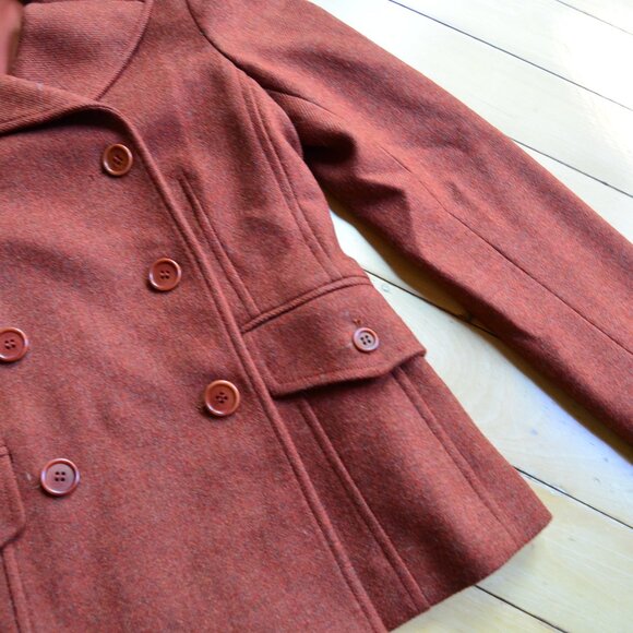 Theory Wool Double Breasted Blazer Size 2 - Picture 5 of 16